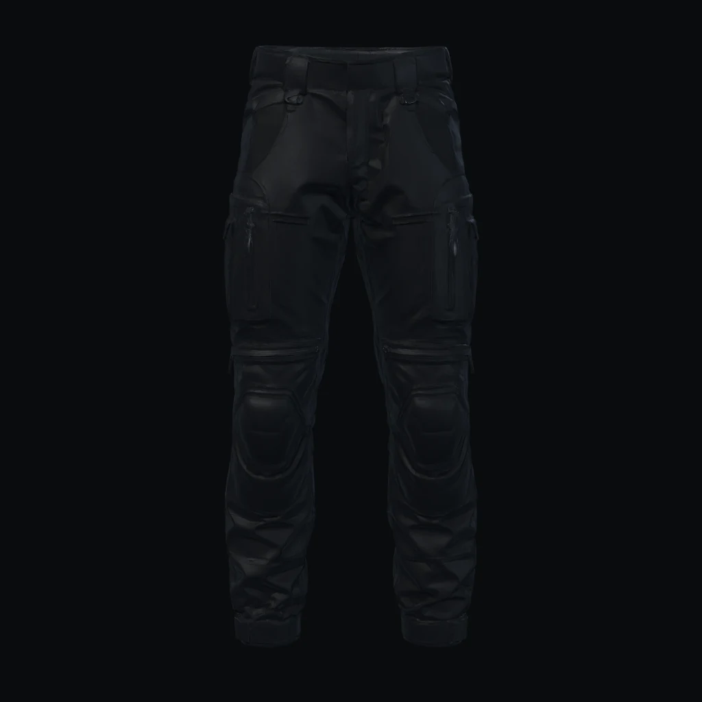 BlackcoreX stab proof tactical pant with built-in knee pads