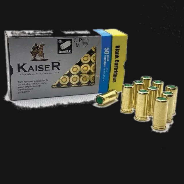 Blank Cartridge 9mm PAK · 50 rounds